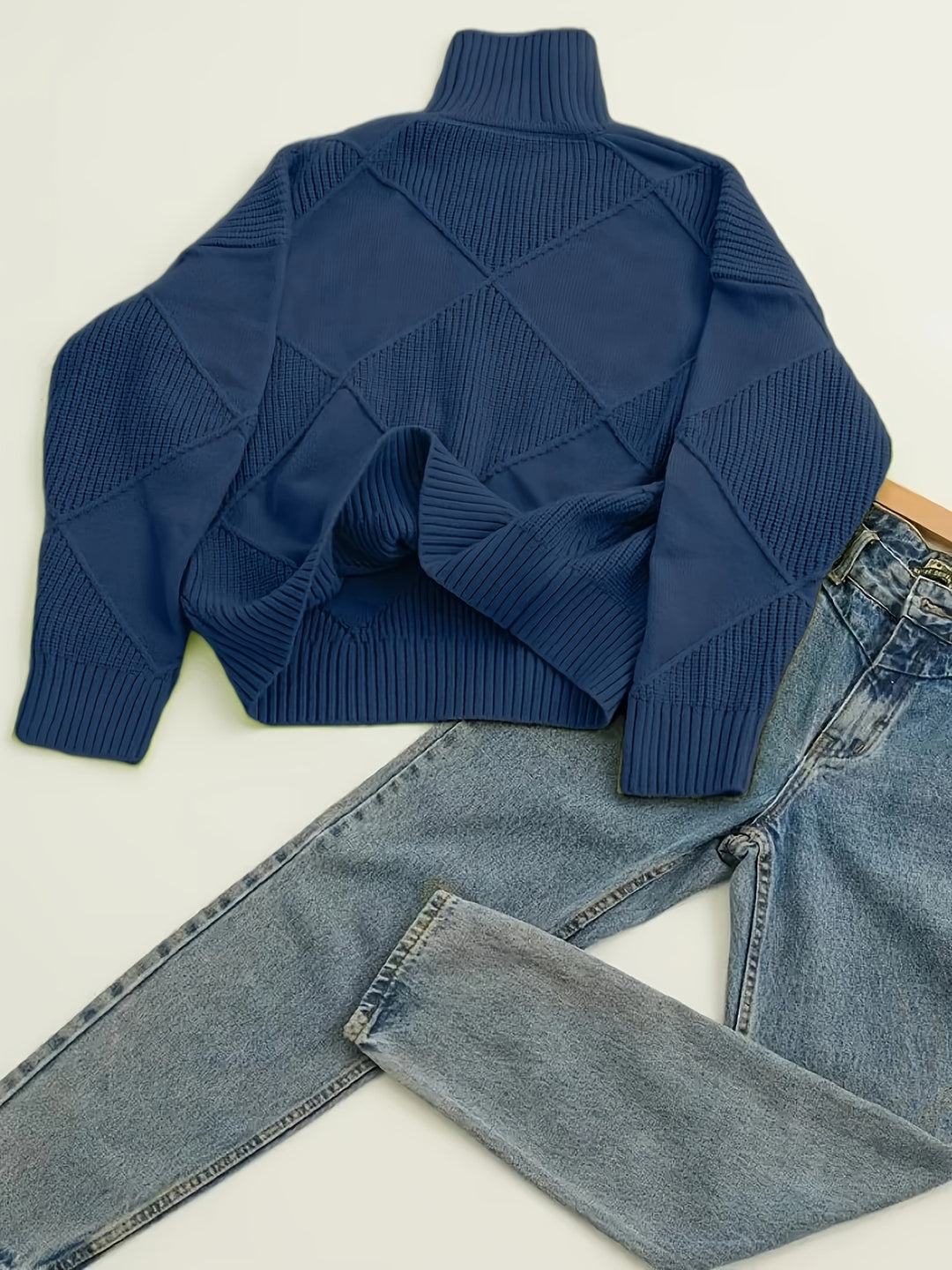 Maeve | Textured Turtleneck Sweater