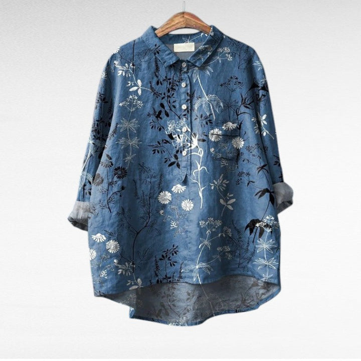 Leslie | Stylish Multicolor Floral Blouse