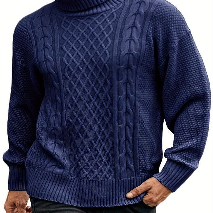 Ambrose | Classic Cable-Knit Turtleneck Sweater