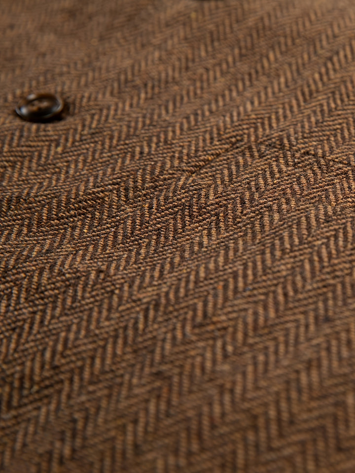 Colton | Heritage Herringbone Vest