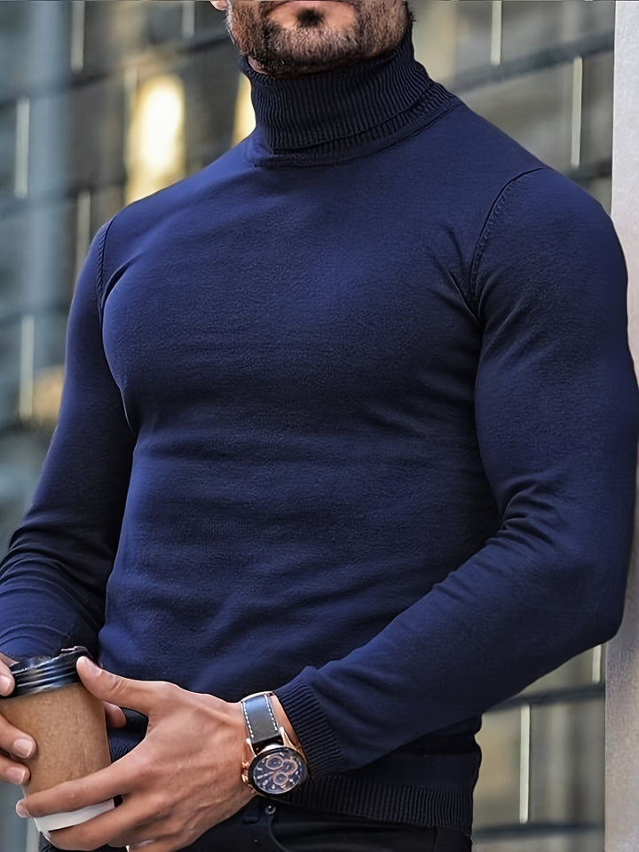Dominic | Refined High-Neck Turtleneck