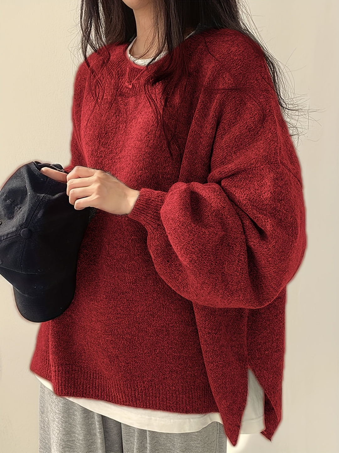 Rachel | Relaxed Drop-Shoulder Sweater