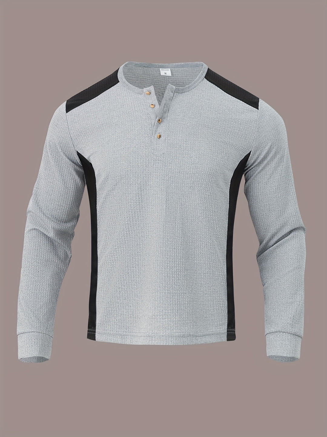 Curtis | Textured Long-Sleeve Henley