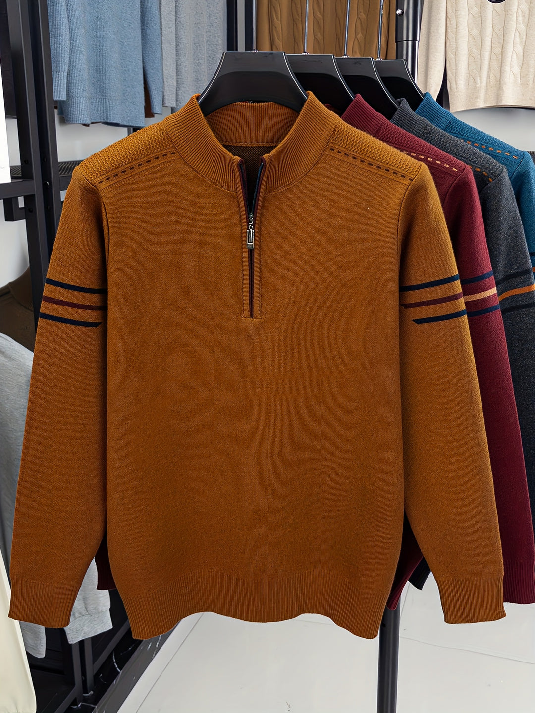 Daniel | Half-Zip Knit Sweater