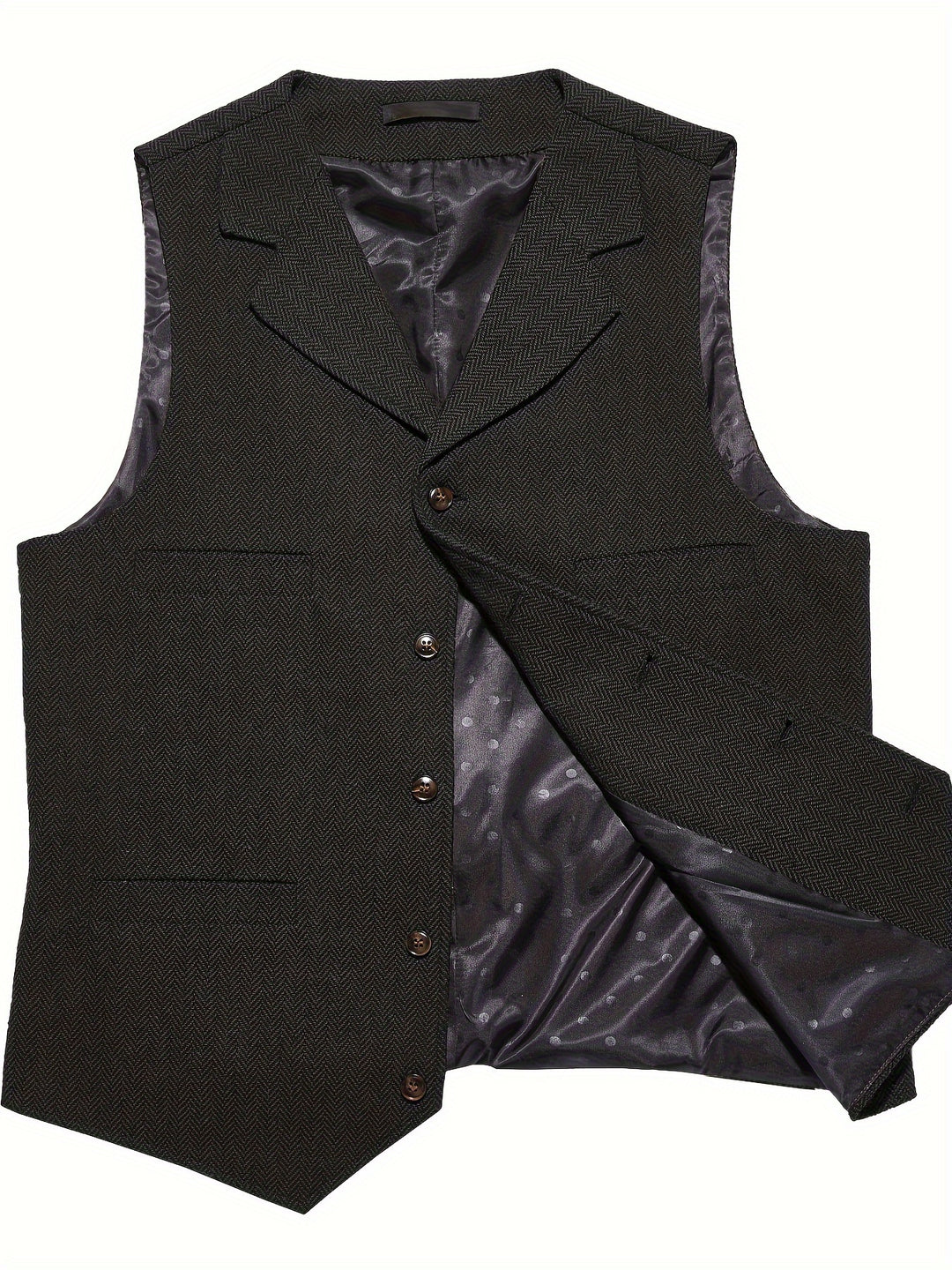 Byron | Refined Herringbone Waistcoat