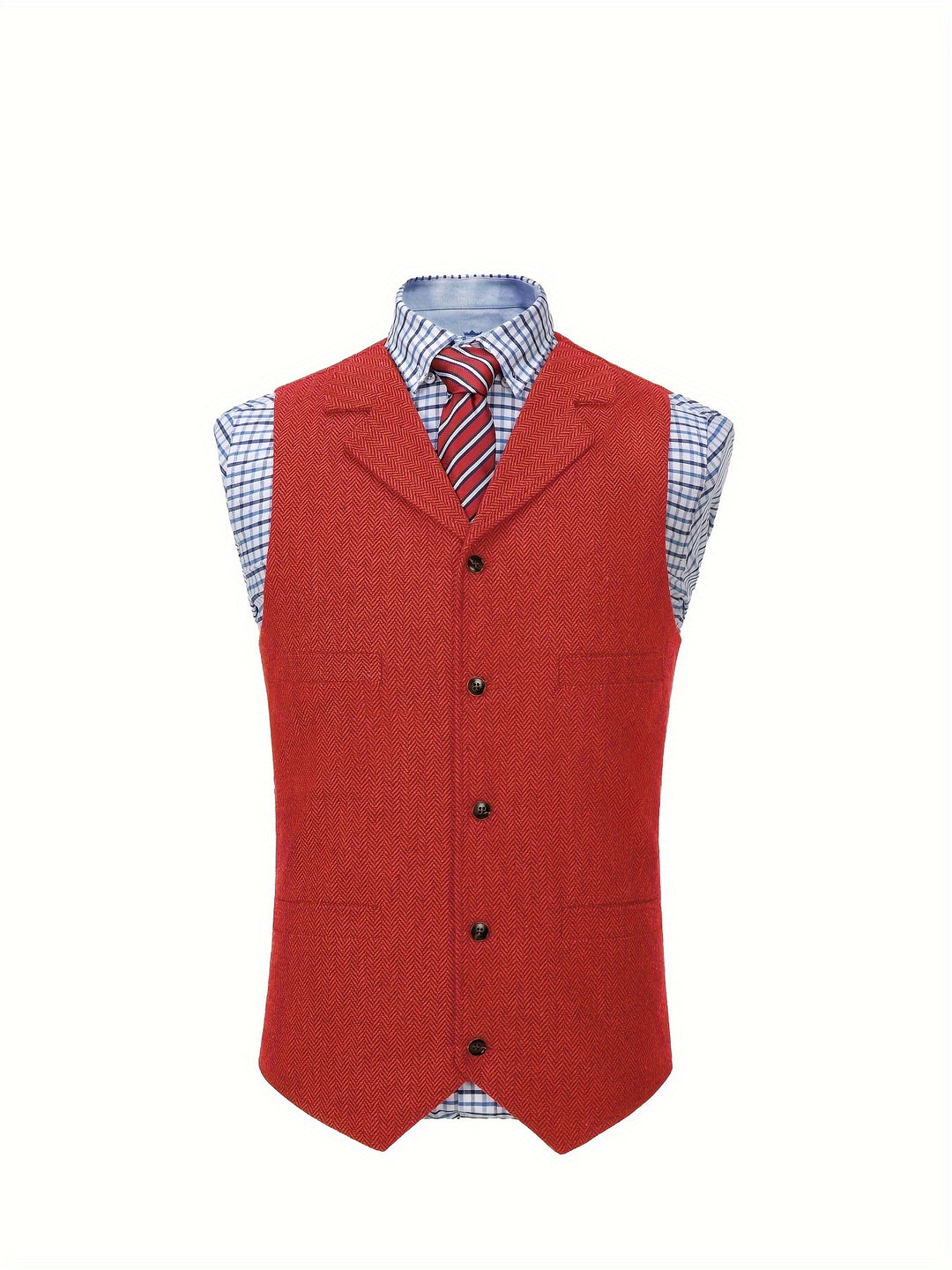 Colton | Heritage Herringbone Vest