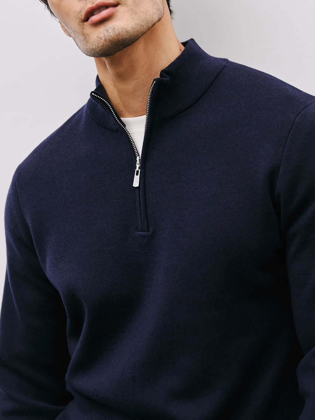 Nathaniel | Refined Quarter-Zip Sweater