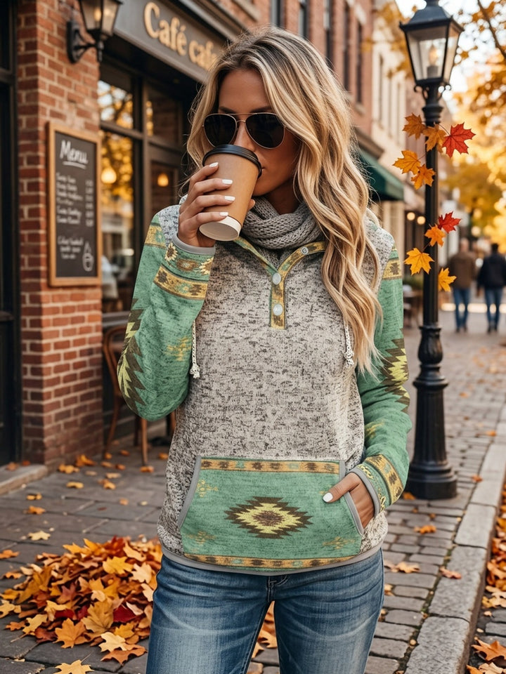 Kendra | Western-Inspired Hooded Sweatshirt