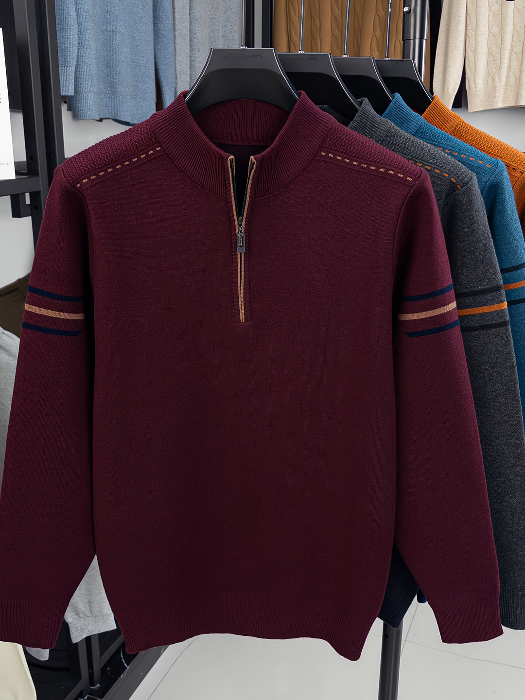 Daniel | Half-Zip Knit Sweater