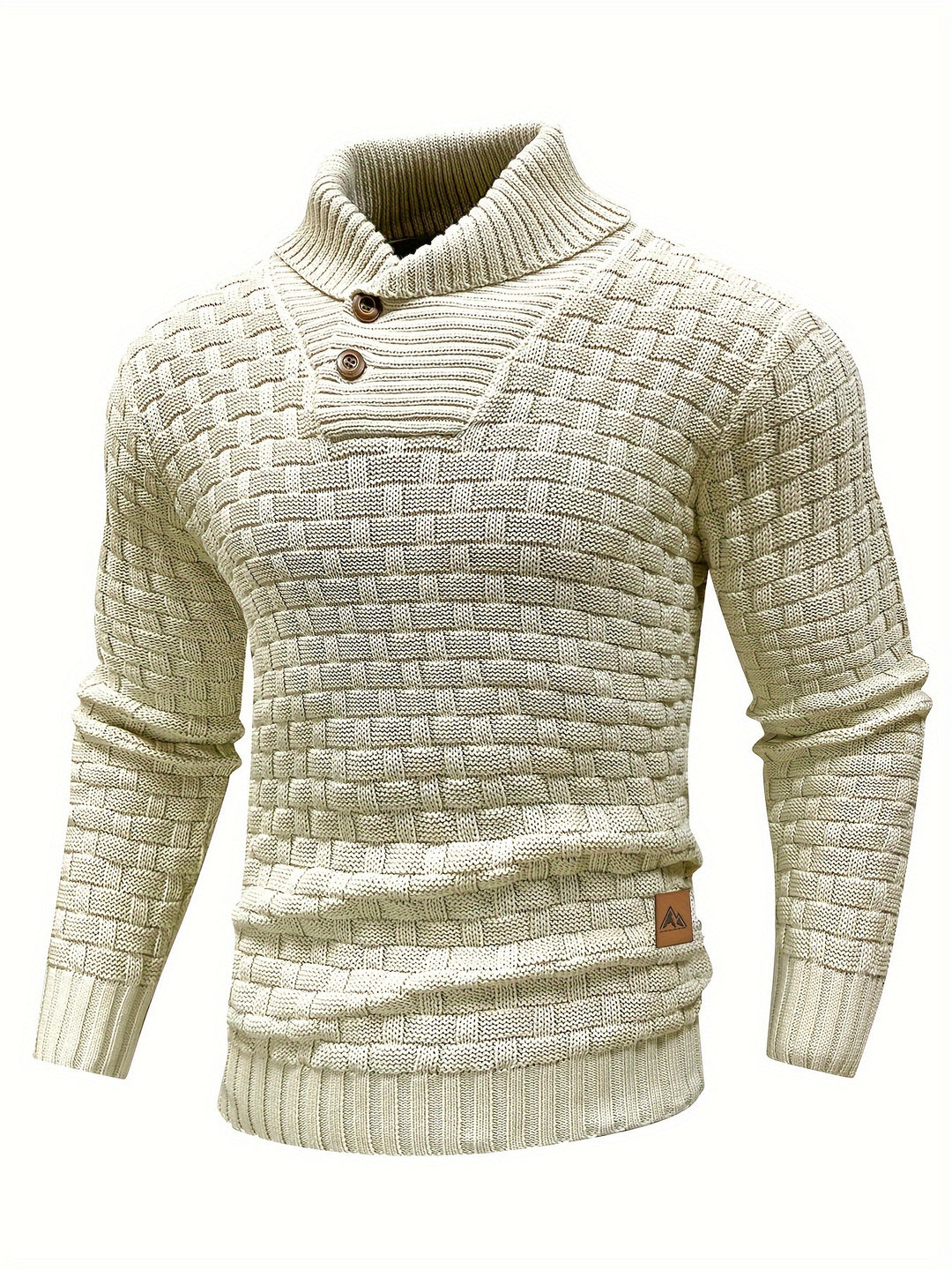 Alistair | Textured Shawl-Collar Sweater