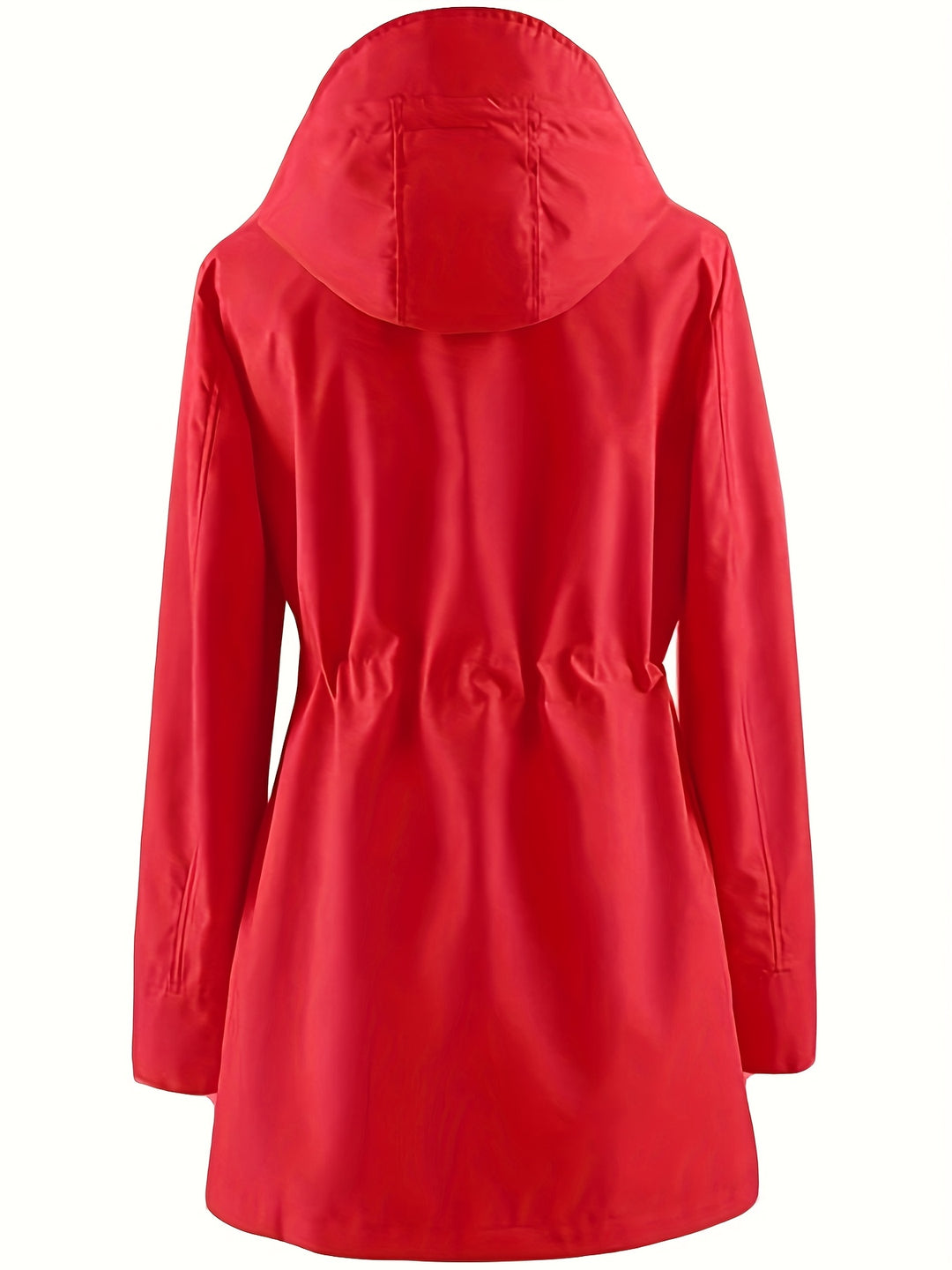 Joyce | Hooded Drawstring Rain Jacket