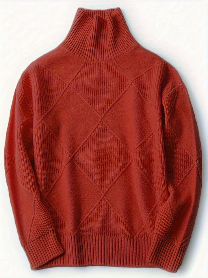Maeve | Textured Turtleneck Sweater