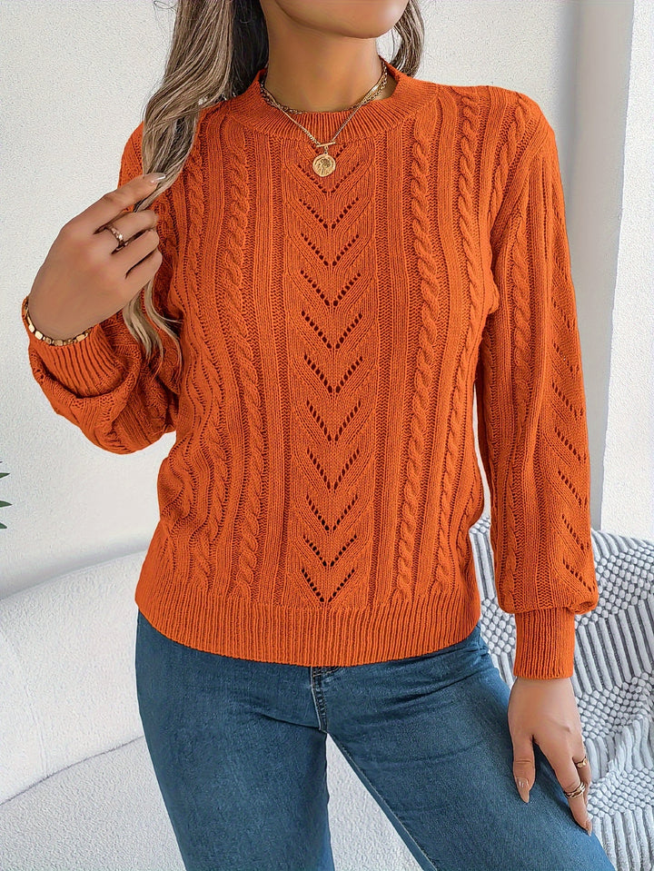 Blythe | Cable-Knit Textured Sweater