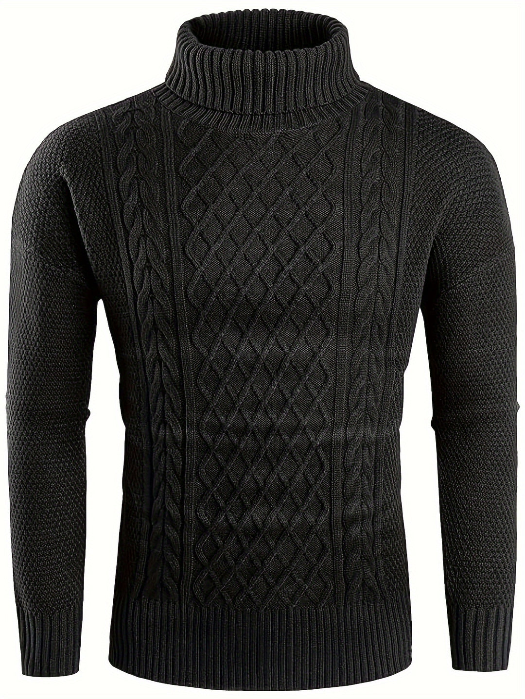 Ambrose | Classic Cable-Knit Turtleneck Sweater