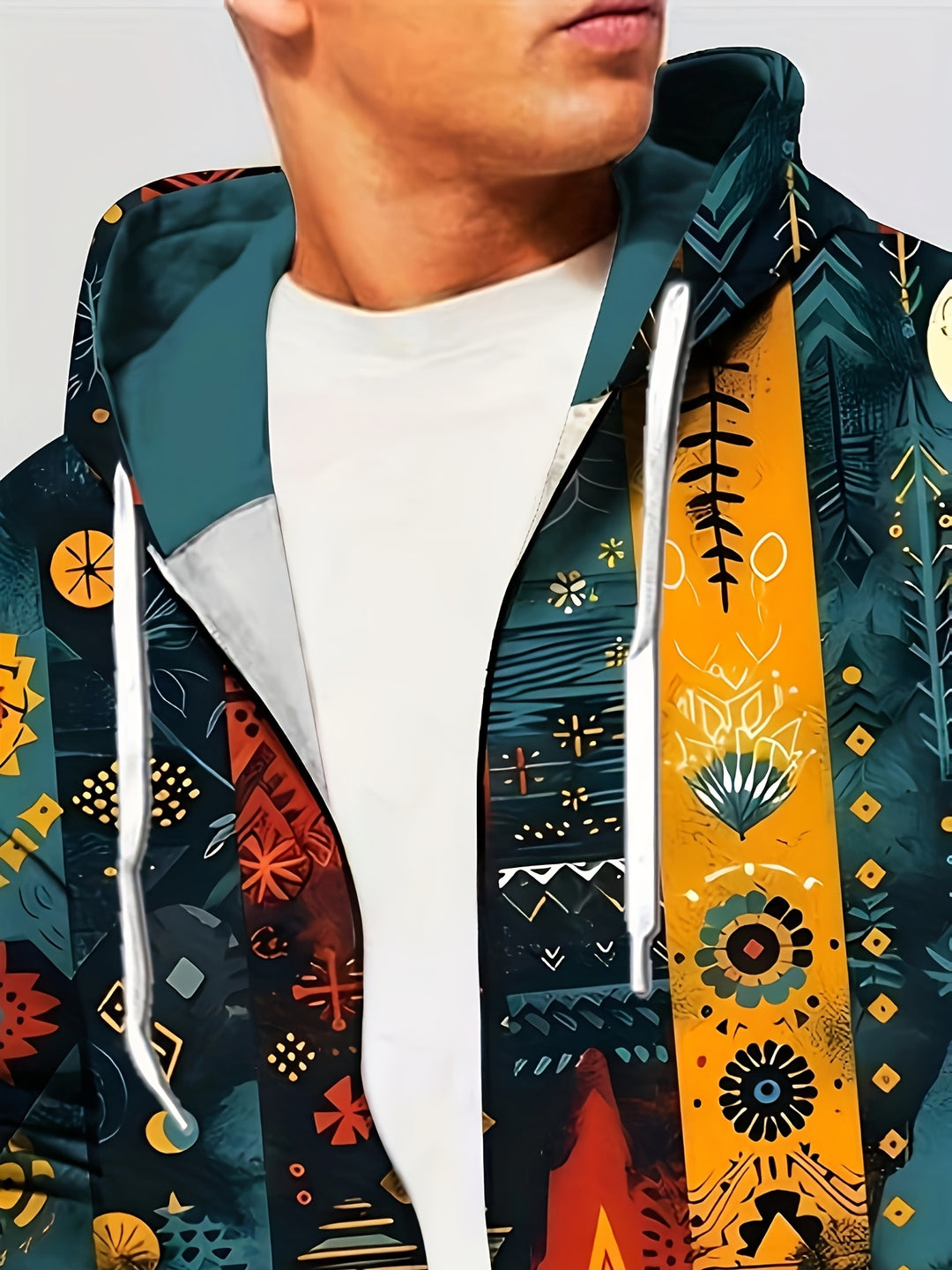 Merrick | Artful Hooded Jacket