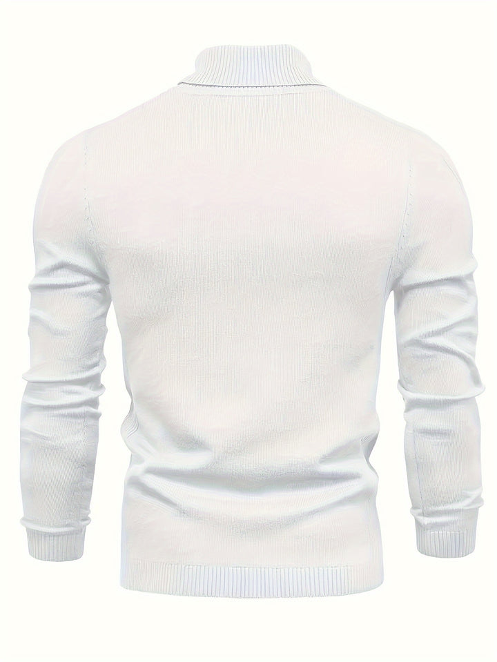 Malcolm | Classic Mock-Neck Sweater