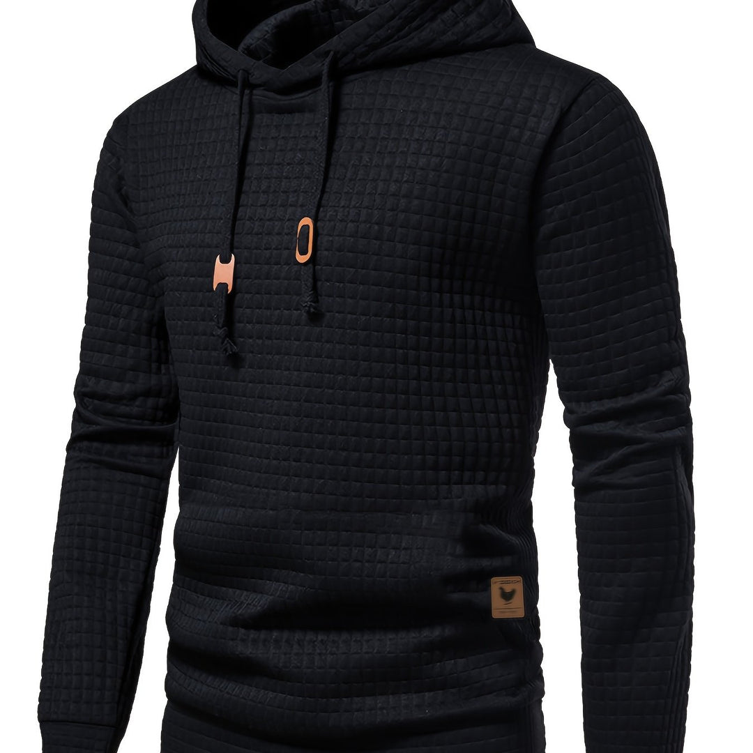 Harrison | Textured Pullover Hoodie