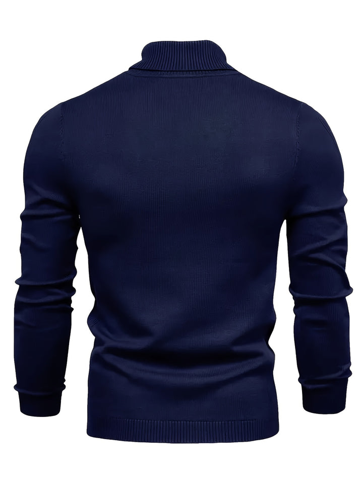 Malcolm | Classic Mock-Neck Sweater