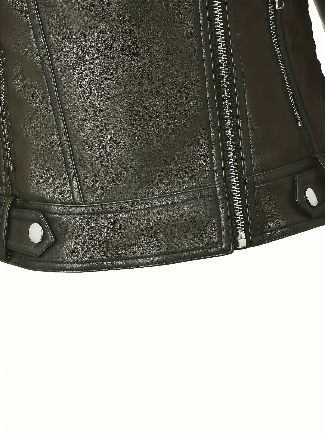 Mabel | Sculpted Zip-Front Moto Jacket