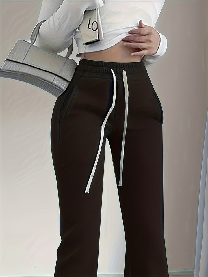 Gemma | High-Waist Flared Lounge Pants
