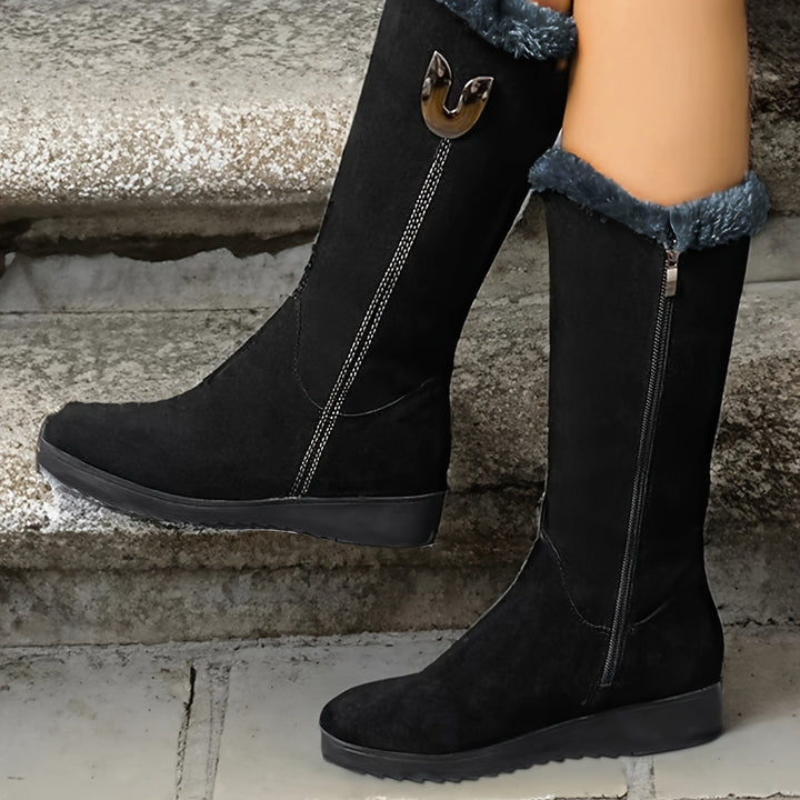Estelle | Cozy Cuffed Winter Boots