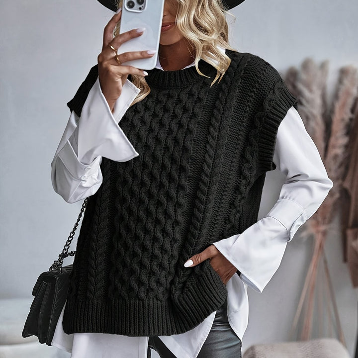 Bridget | Cozy Cable-Knit Sweater Vest