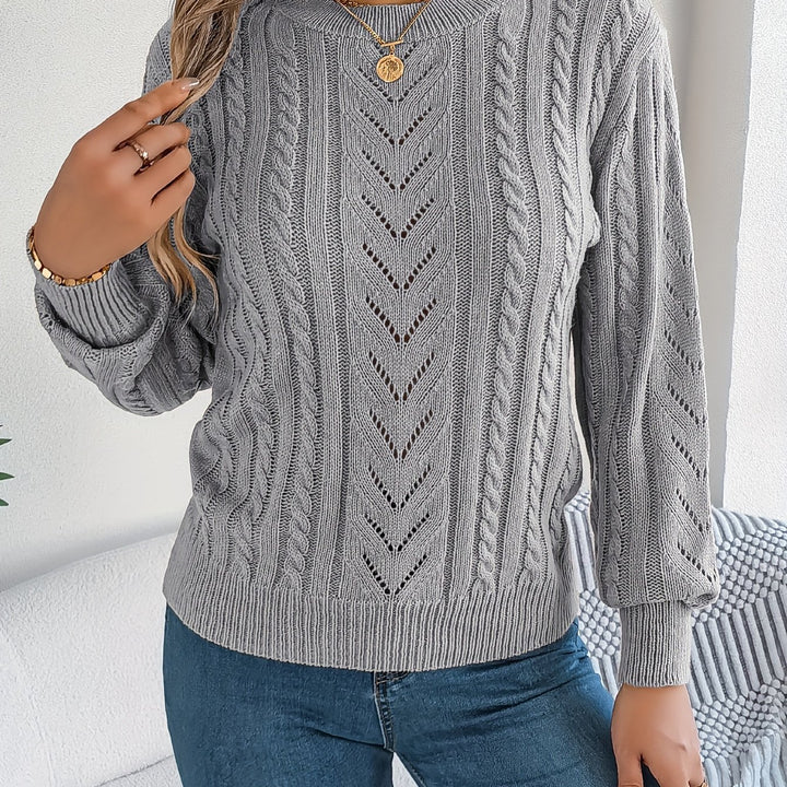 Blythe | Cable-Knit Textured Sweater