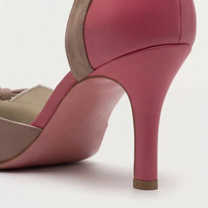 Alana | Comfortable Color Block Heels