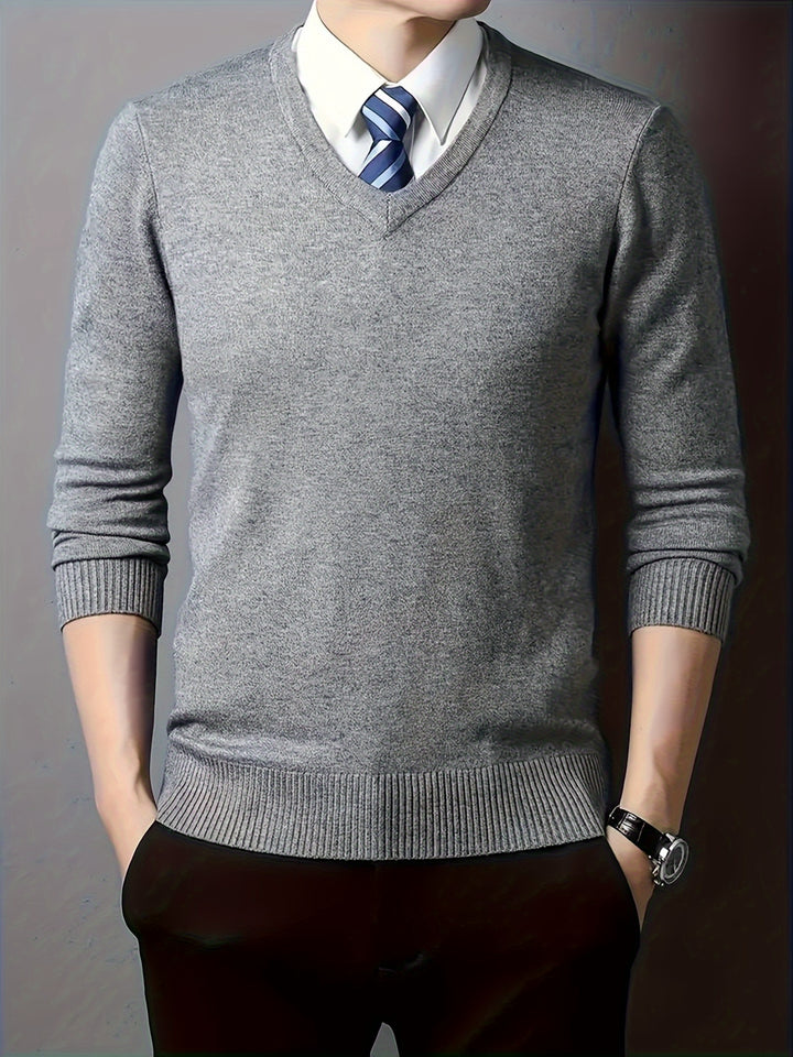 Ellis | Refined V-Neck Sweater