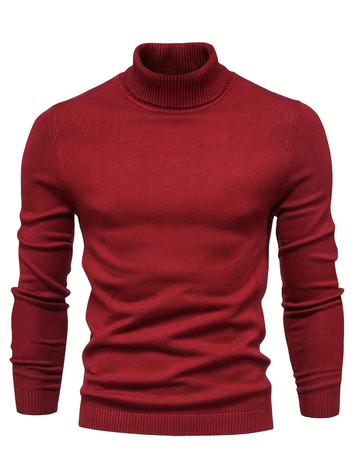 Malcolm | Classic Mock-Neck Sweater