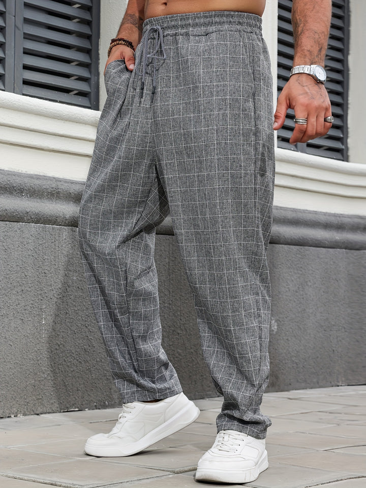 Vernon | Relaxed Checked Pants