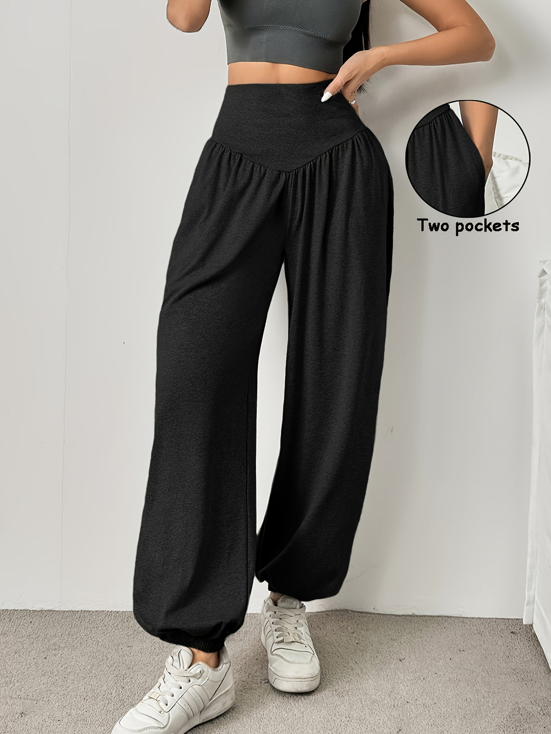 Ramona | High-Waist Wide-Leg Lounge Trousers