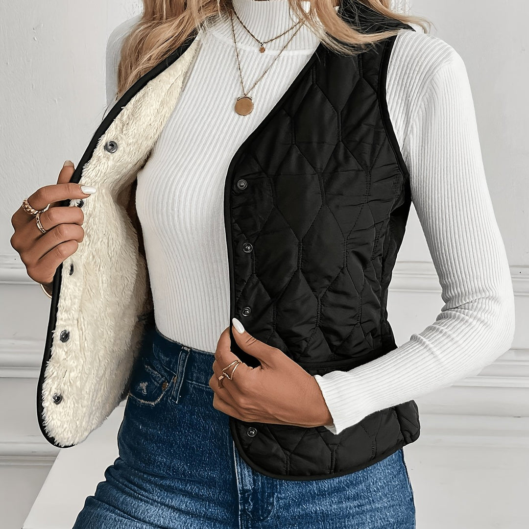 Kendra | Reversible Quilted Vest
