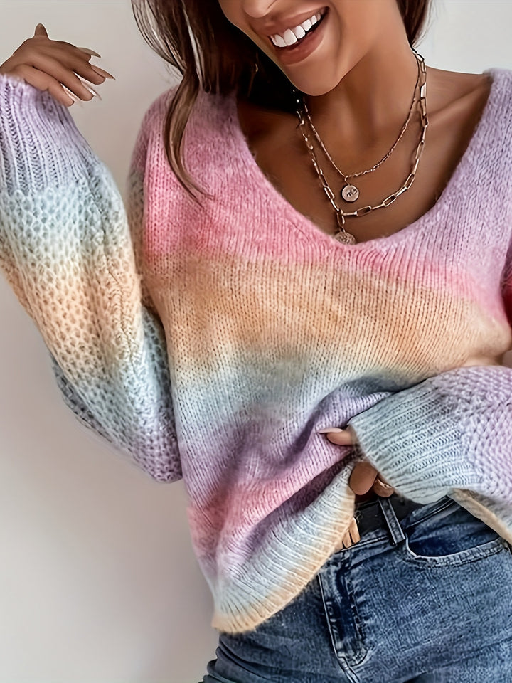 Erica | Relaxed Off-Shoulder Knit Sweater