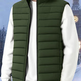 Donovan | Quilted Stand-Collar Vest