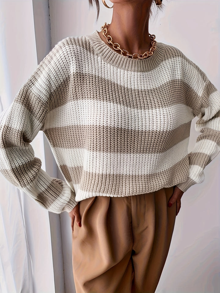 Meredith | Relaxed Striped Sweater