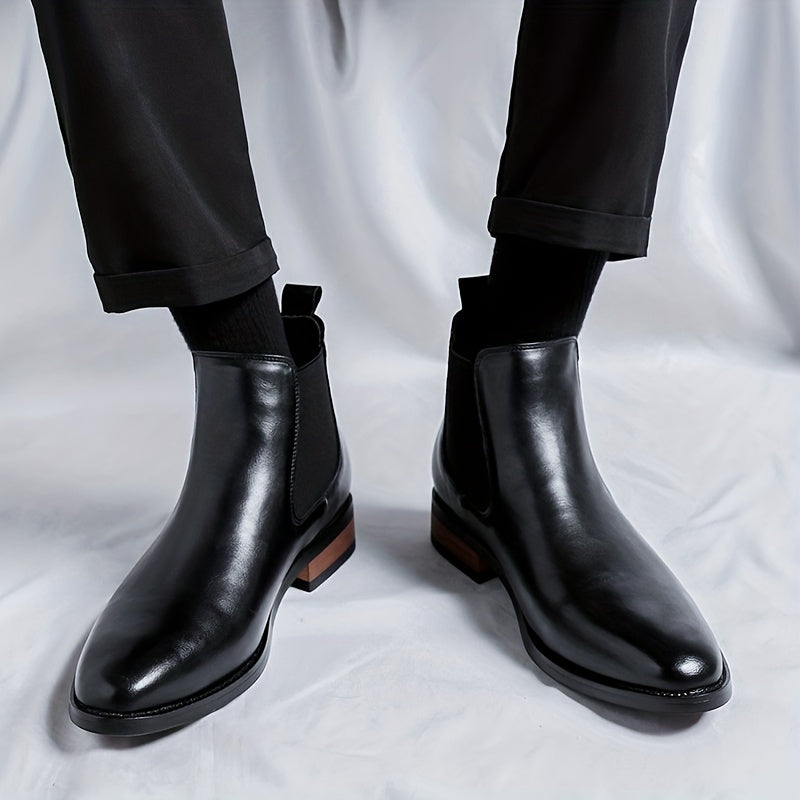 Ashford | Refined Pointed-Toe Chelsea Boots
