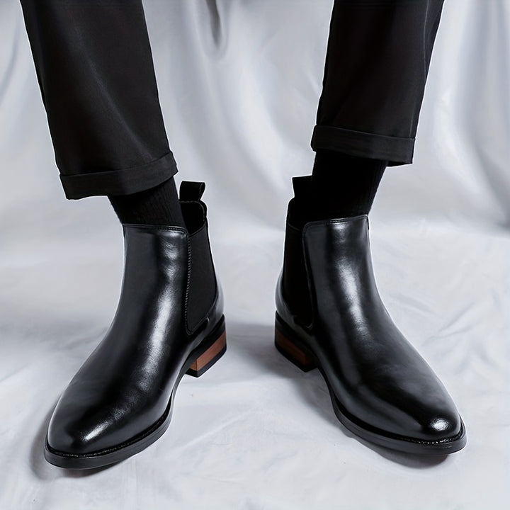 Ashford | Refined Pointed-Toe Chelsea Boots