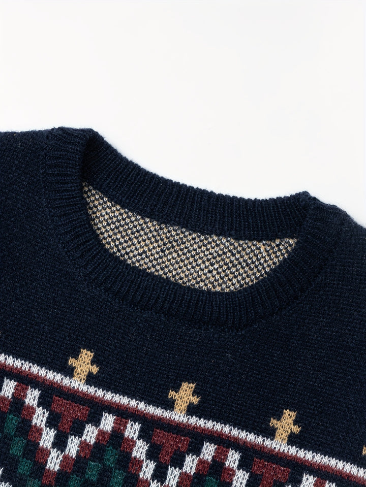 Rhys | Heritage Patterned Sweater