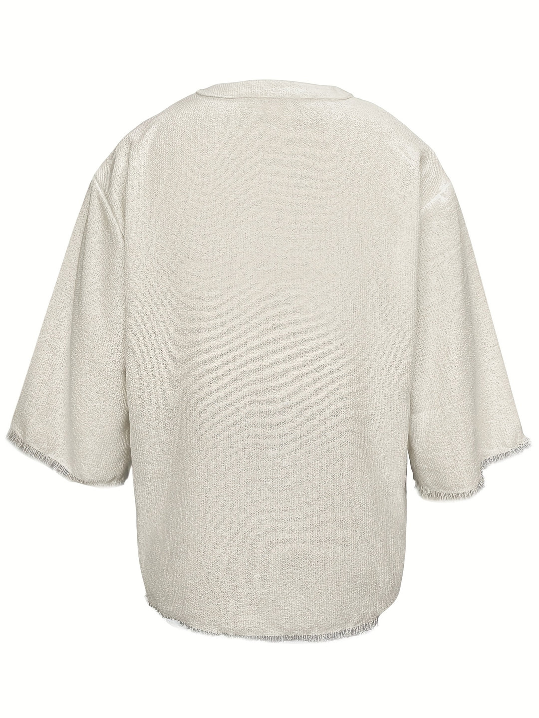 Dorian | Relaxed Lace-Up V-Neck Shirt