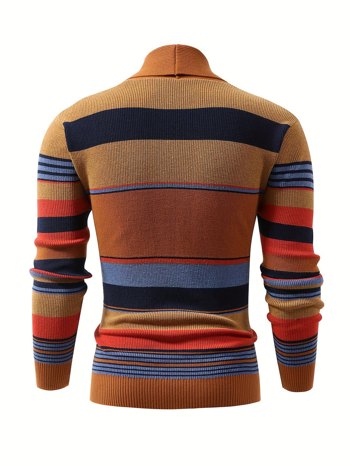 Rensley | Classic Striped Knit Cardigan