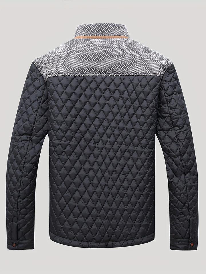 Alden | Quilted Stand-Collar Jacket