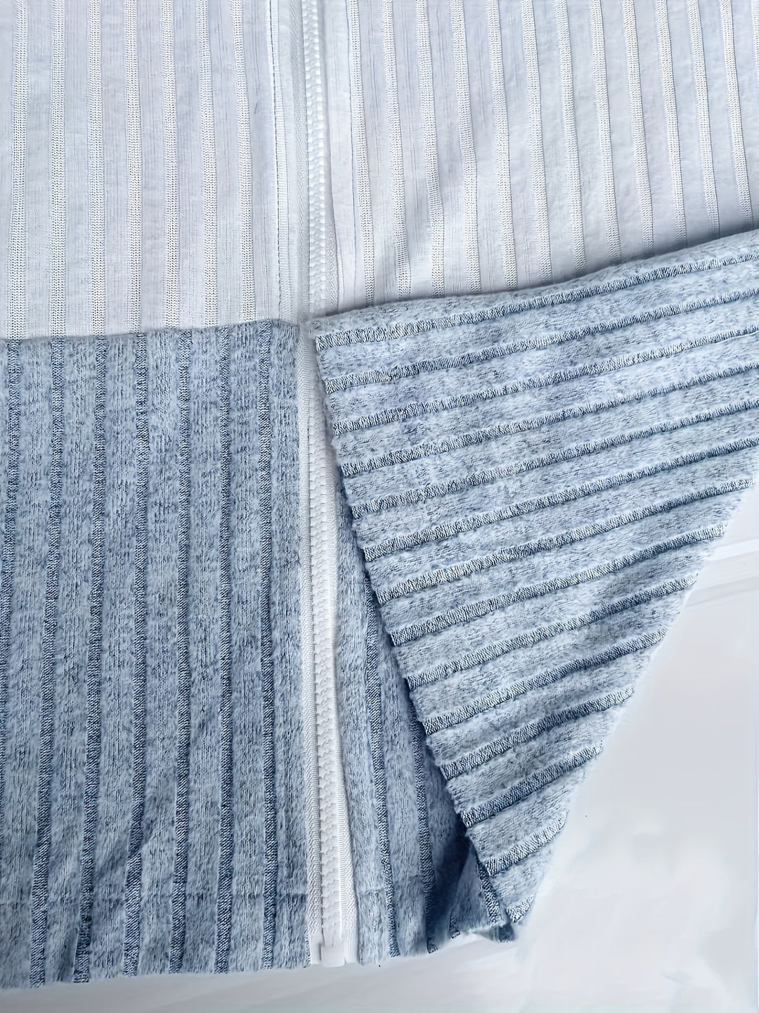 Cecilia | Textured Colour-Block Hooded Jacket
