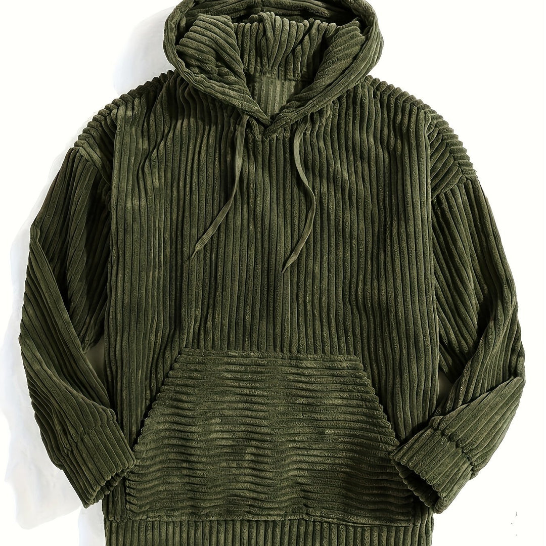 Sebastian | Ribbed Pullover Hoodie