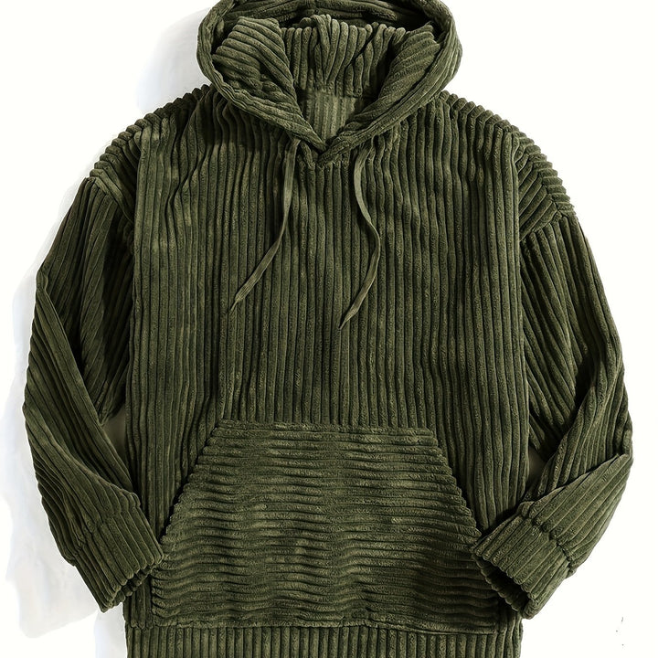 Sebastian | Ribbed Pullover Hoodie