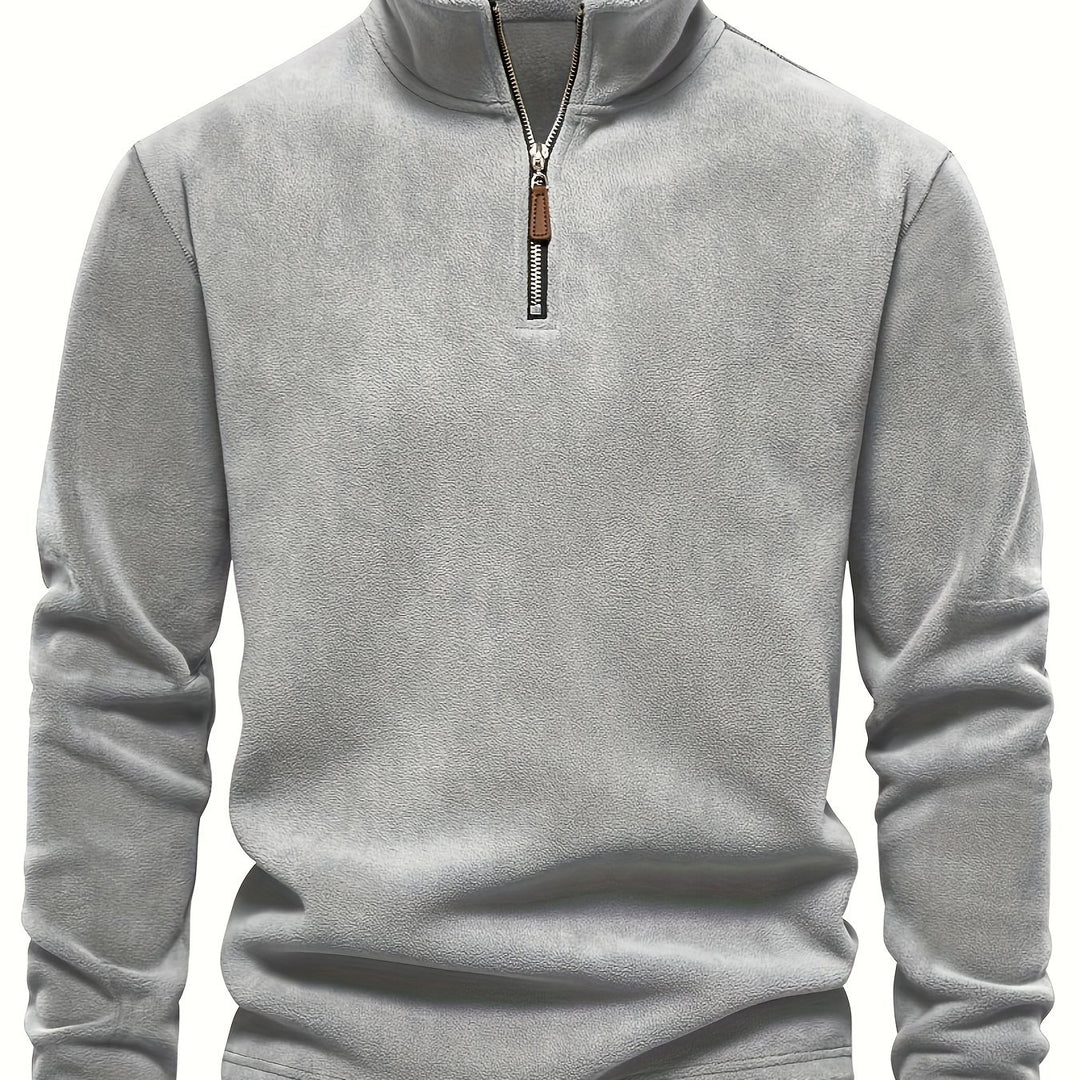 Hugo | Half-Zip Stand-Collar Pullover