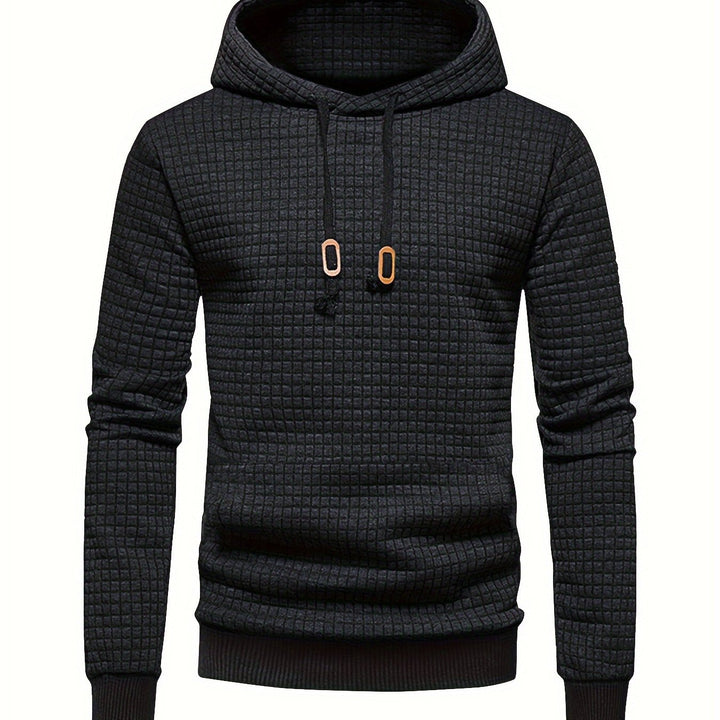 Garrison | Textured Hooded Pullover Hoodie
