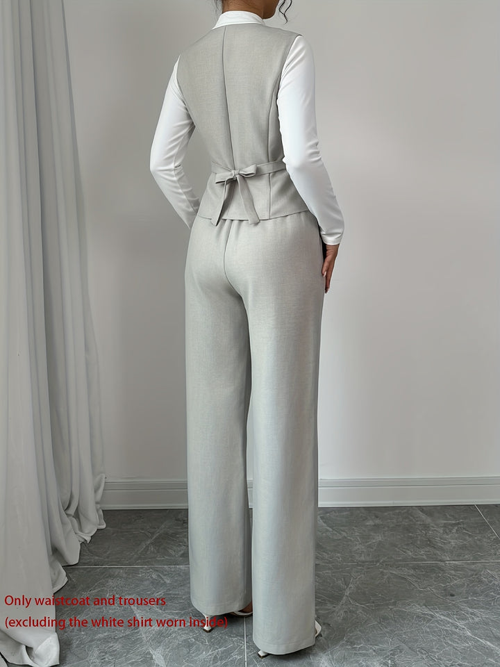 Miriam | Tailored Wide-Leg Trouser Set