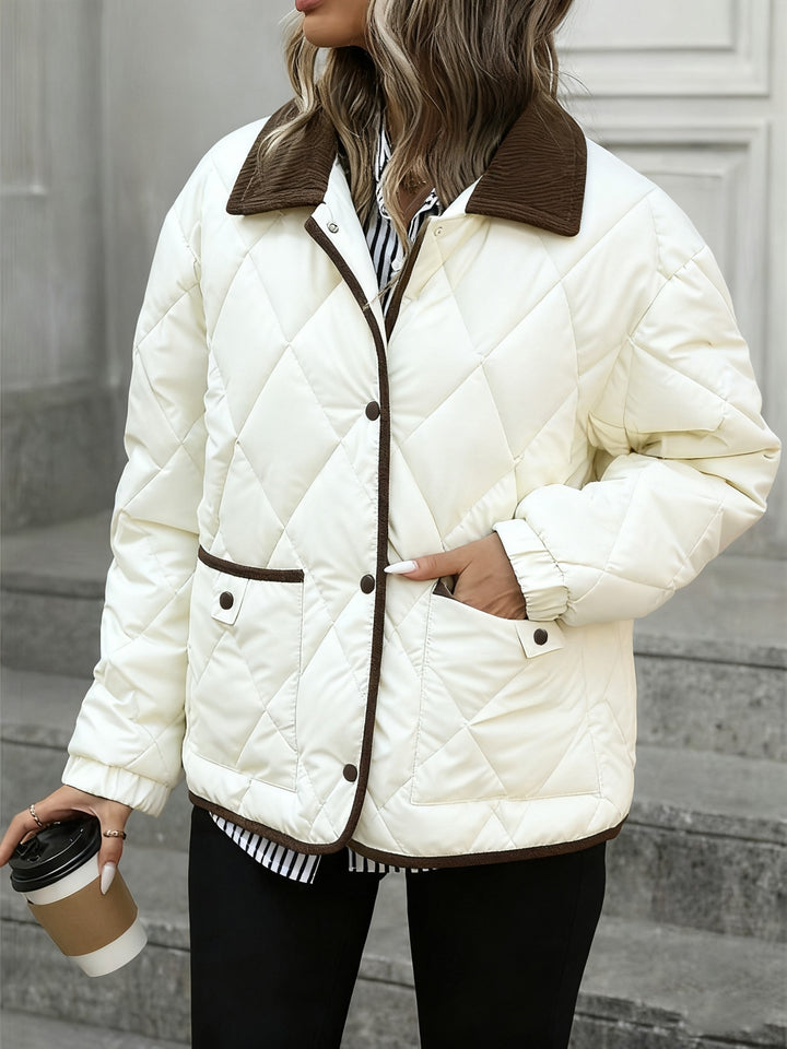Imogen | Diamond-Quilted Padded Jacket
