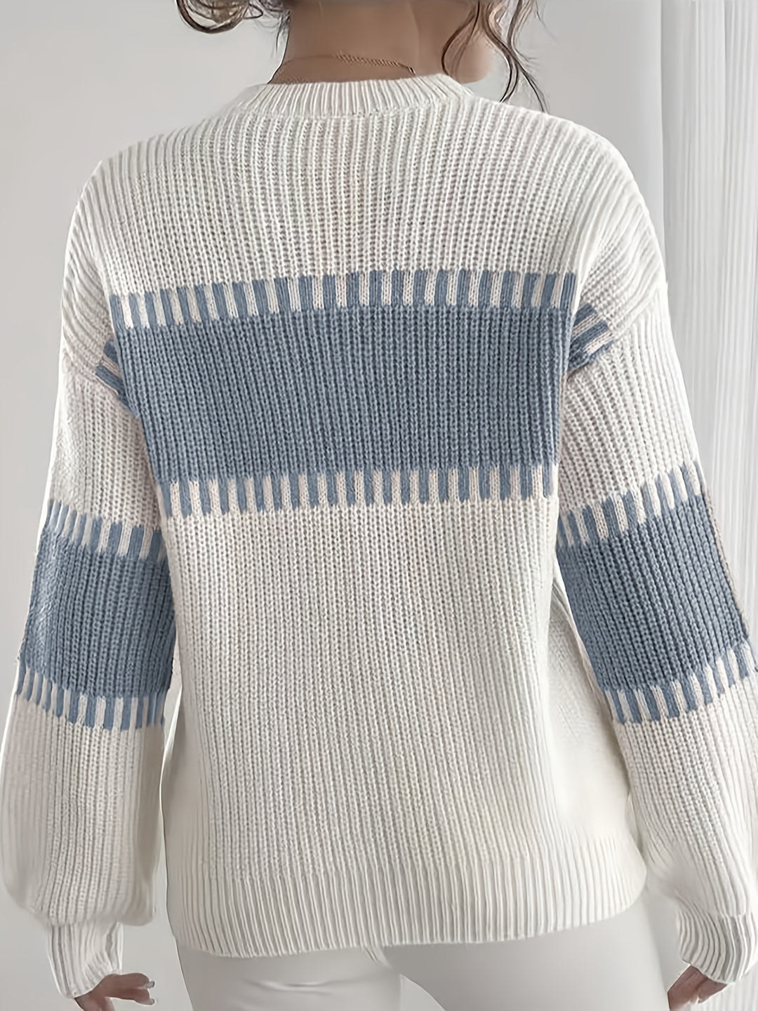Adelaide | Colour-Block Striped Sweater